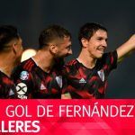 Primer gol de Nacho Fernández vs. Talleres
