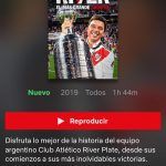 Ya puedes ver la película de River Plate en Netflix