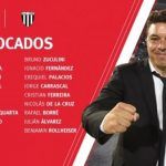 Lista de convocados para el encuentro River Plate – Gimnasia de Mendoza