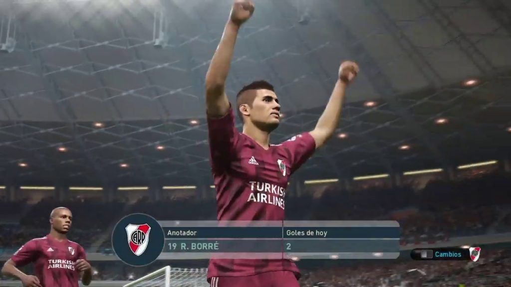 La goleada a Racing, en el PES