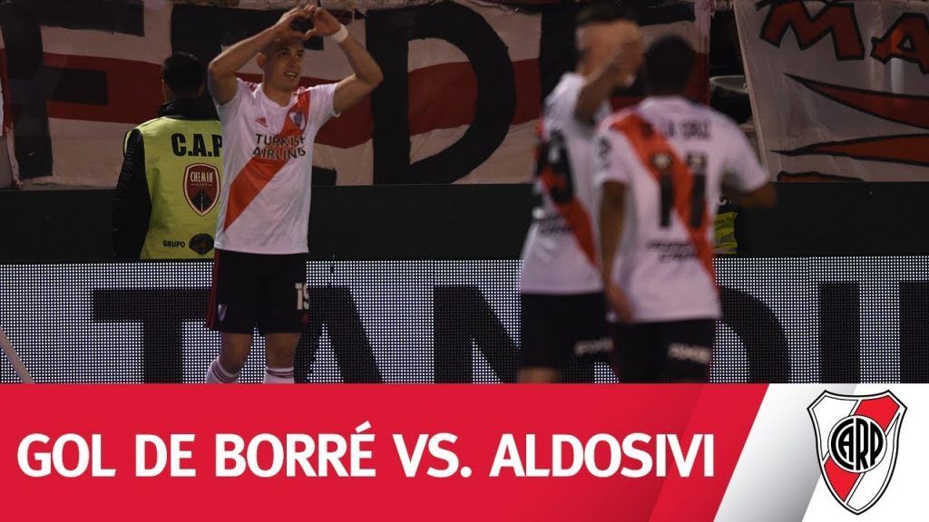 (VIDEO) ¡MANO A MANO Y FESTEJO! El segundo gol de River vs. Aldosivi en manos de Borré