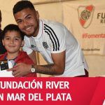 (VIDEO) Visita de la Fundación River junto a Paulo Díaz en Mar del Plata