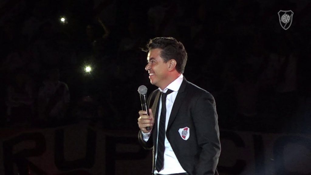 (VIDEO) RIVER YO TE QUIERO – Marcelo Gallardo cantando en los festejos del 9/12