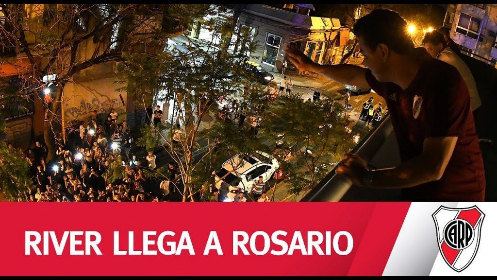 (VIDEO) ¡LOCALES EN ROSARIO! Mirá la llegada del Millonario a Rosario
