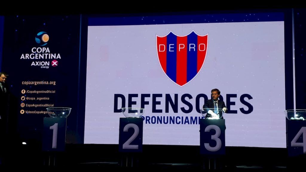 Copa Argentina: Defensores de Pronunciamiento el rival del Millonario