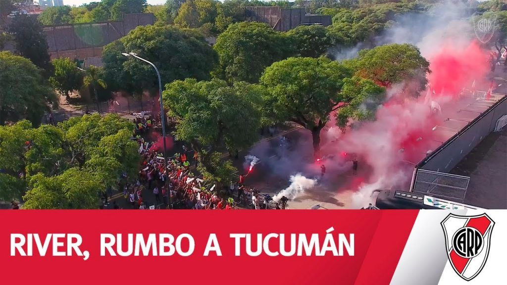 (VIDEO) ¡LOCURA RIVERPLATENSE PARA DESPEDIR AL EQUIPO!