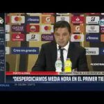 Gallardo en conferencia tras empatar con Inter