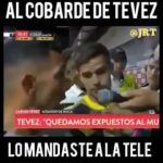 Al cobarde de Tévez.