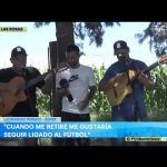 Ponzio cantando en su pueblo.