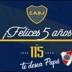 Felicidades, querido Boca.