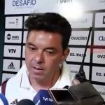 Gallardo: "Atando todo con alambre".