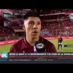Enzo Pérez: "Jugamos mejor el primer tiempo que el segundo".