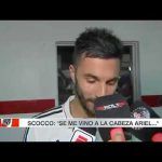 Scocco: "Se me vino a la cabeza Ariel".