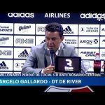 Marcelo Gallardo en conferencia de prensa