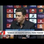 "Somos un equipo difícil para todos".