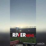 Hinchas de River se divierten