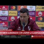 Gallardo confirmó el equipo.