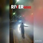 Llega River. Gran recibimiento.