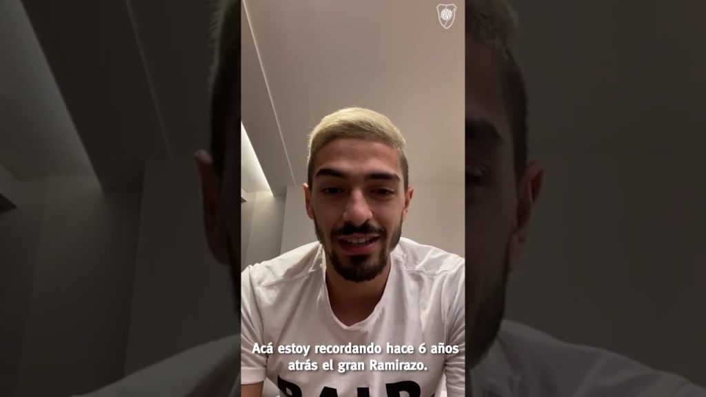 La palabra de Manuel Lanzini.