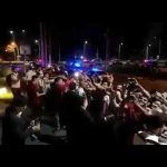River en Asunción con los hinchas