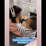 Paulo Díaz y el vínculo con su hijo.