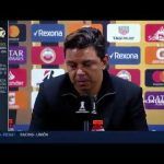 Gallardo en conferencia de prensa.