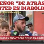 Cargada a Nández, espectacular