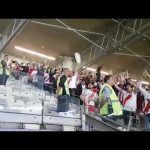El festejo de los hinchas.