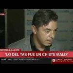 "Darle de comer a los boludos", Gallardo
