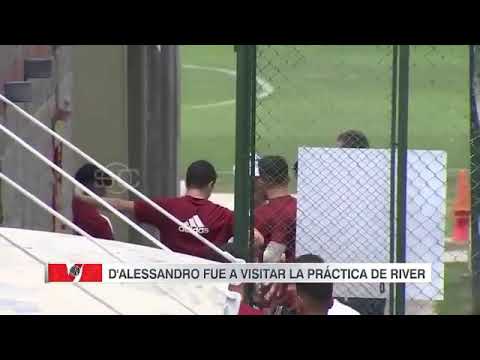 D'Alessandro estuvo en River Camp