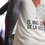 Quintero en el cumpleaños de River