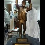 Estatua de Gallardo en miniatura.