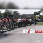 Selfies y autógrafos en River Camp.