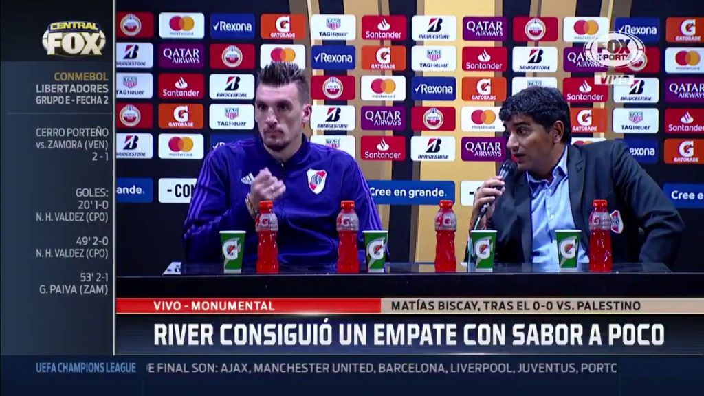 Biscay en conferencia de prensa