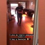 Rodrigo Mora y su baile de festejo.