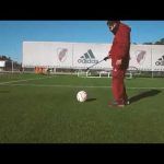River, tercer día de entrenamiento.