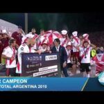 River Campeón, el festejo del plantel