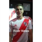 Julián Álvarez nos saluda.