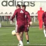 En River se entrena con alegría.