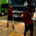 River llegó sin problemas al estadio.