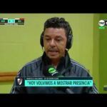 Gallardo: «Necesitamos llegar bien al partido de la Copa».