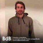 Ponzio donó su camiseta firmada.
