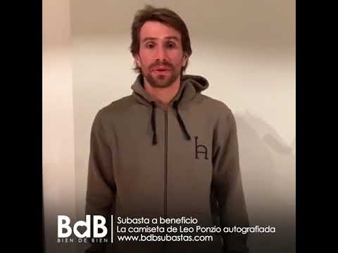 Ponzio donó su camiseta firmada.