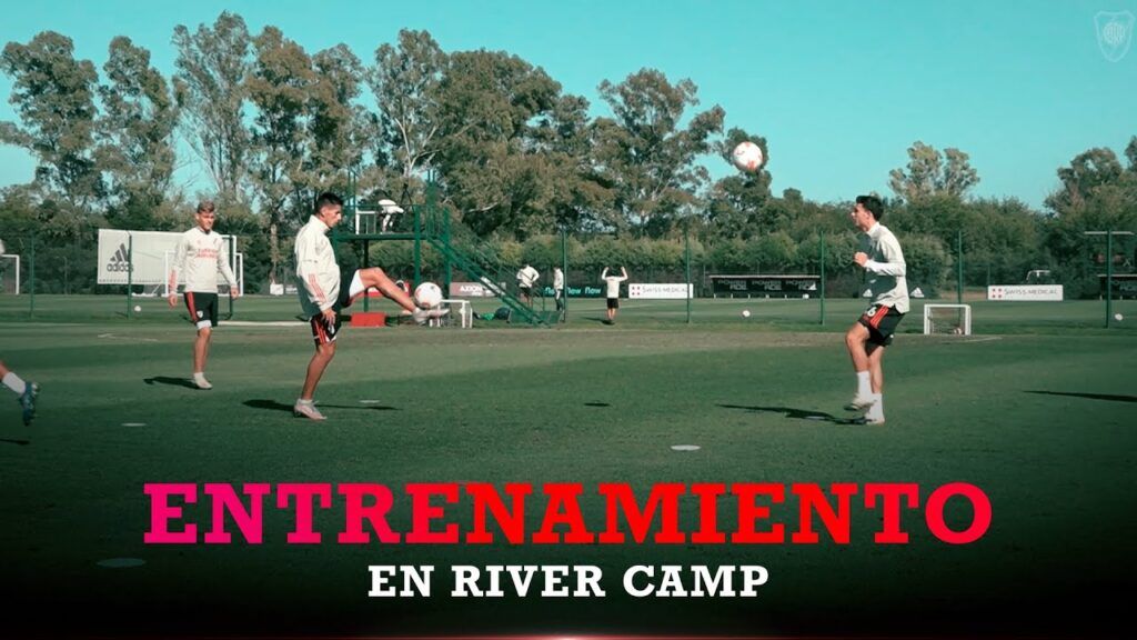 (VIDEO) Control y pases cortos en el entrenamiento de River ⚽️💫
