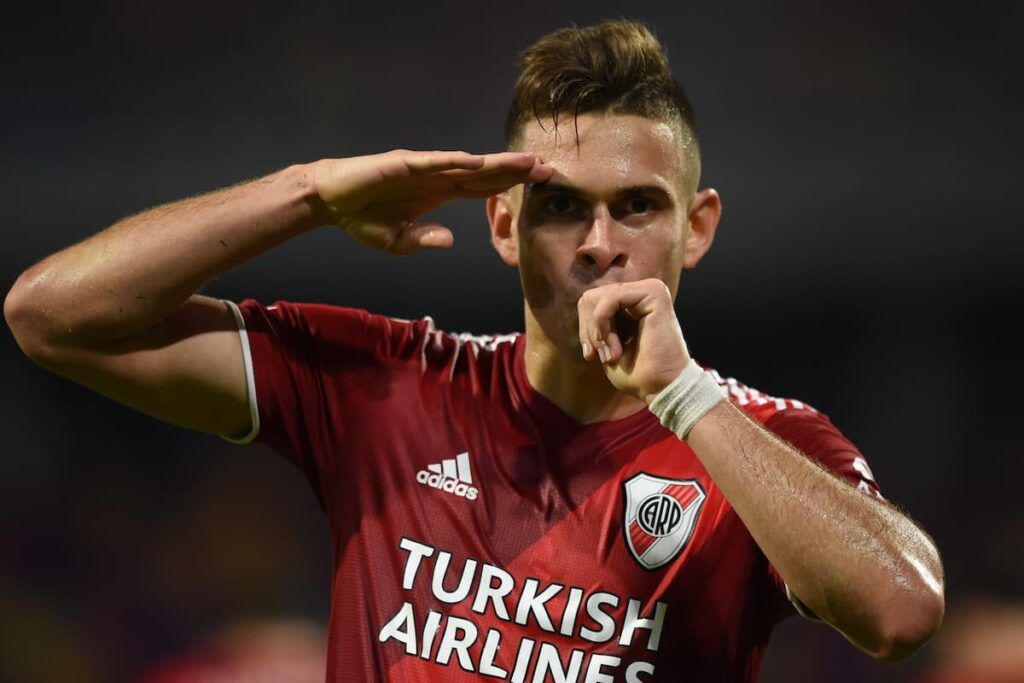 Rafael Borré se despide de los hinchas de River
