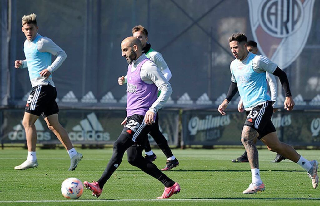 Huracán river entrenamiento