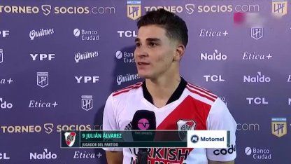 Julián Álvarez, tras la victoria de River: “Hay que seguir por este camino”
