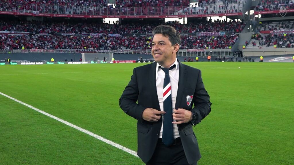 Pellegrini, sobre Gallardo: “Yo creo que él debiera terminar su carrera en Europa»