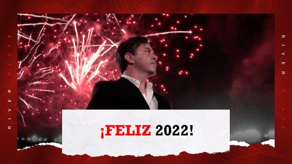 (VIDEO) 💫 ¡Feliz 2022, riverplatenses! ⚪❤️⚪
