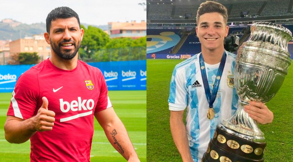 sergio aguero elogio a julian alvarez